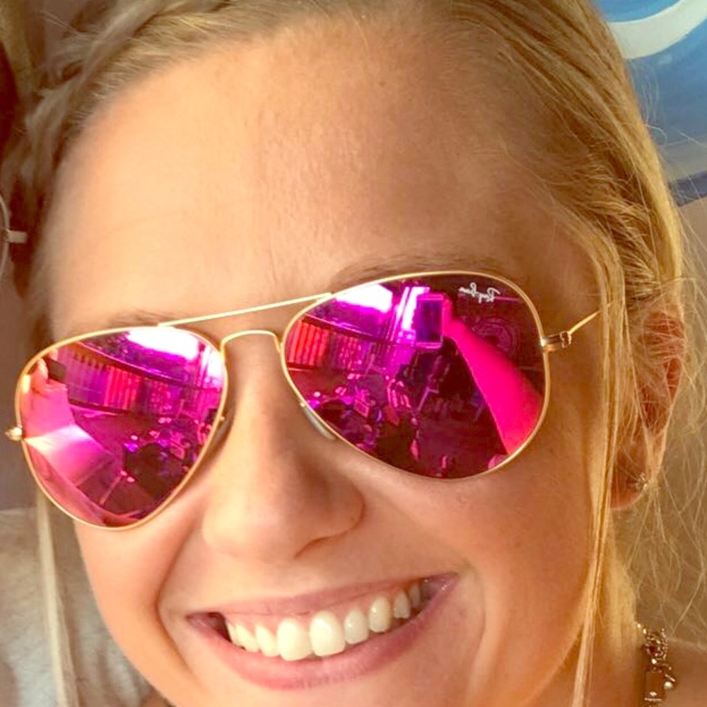Pink Ray Ban Sunglasses